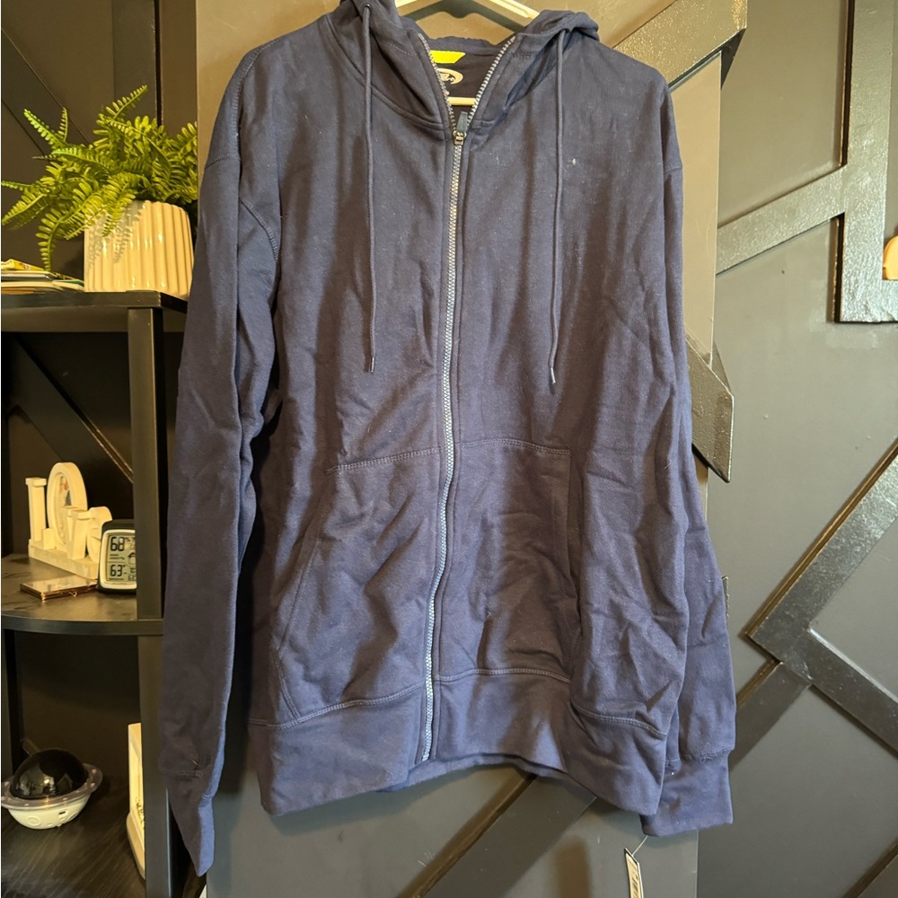 MTA Sport NWT Navy Blue Full-Zip Hoodie Men’s Size XL